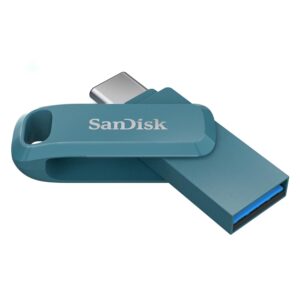 SANDISK Ultra Dual Drive Go Type-C 256GB, OTG, Upto 400MB/s, Pendrive, Navagio Bay, 5Y Warranty (SDDDC3-256G-I46NPD)